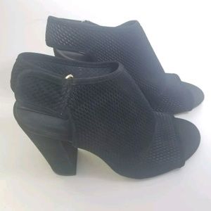 Aldo Black Mules size 9 Open Toe  Ankle